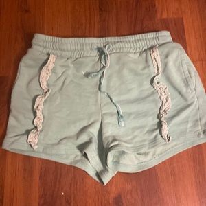 Pair of blue shorts i don’t fit anymore. Worn but clean